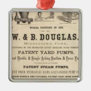 W und B Douglas Ornament Aus Metall