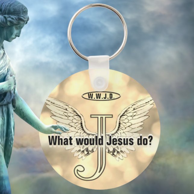 W.W.J.D Was würde Jesus tun? Schlüsselanhänger (Von Creator hochgeladen)