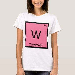 W - Wasserball-Sport Chemie Periodensystem T-Shirt