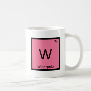 W - Wasserball-Sportchemie Periodensystem Tasse