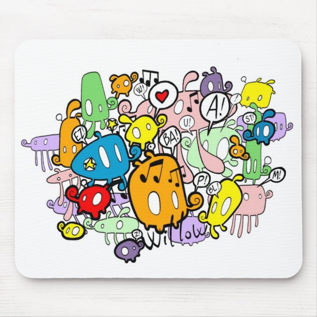 W ZAZZLE MOUSEPAD (Vorne)
