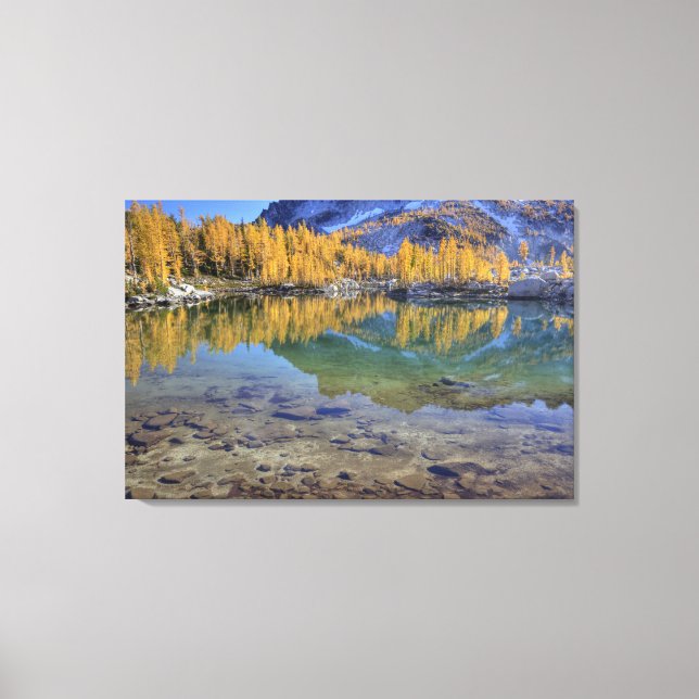 WA, Alpenseen Wildnis, Verzauberung 3 Leinwanddruck (Vorderseite)