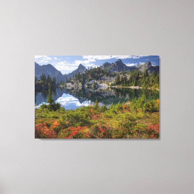 WA, Alpseen Wilderness, Gem Lake, mit 2 Leinwanddruck (Vorderseite)