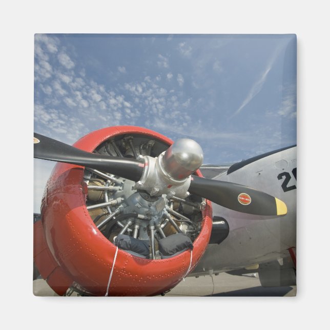 WA, Arlington, Arlington Fly-in, Zweiter Weltkrieg Magnet (Vorne)