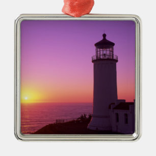 WA, Cape Disappointment State Park, North Head 2 Silbernes Ornament