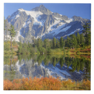 WA, Heather Meadows Freizeitgebiet, Mt. Fliese