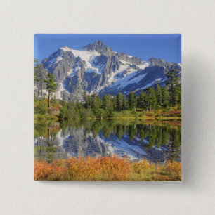 WA, Heather Meadows Freizeitzentrum, Berg Button