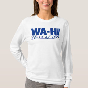 Wa-Hi Abschlussklasse 1977 Damen Langarm T-Shirt