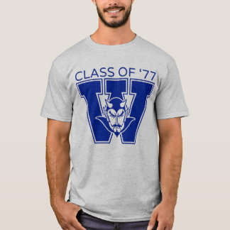 Wa-Hi Abschlussklasse 1977 Graues T-Shirt