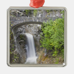 WA, Mount Rainier National Park, Christine Falls Ornament Aus Metall
