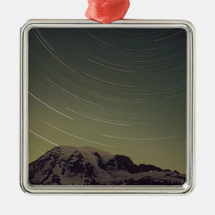 WA, Mount Rainier National Park, Mount Rainier, Silbernes Ornament