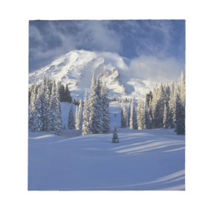 WA, Mt. Rainier NP, Mt. Rainier und Paradise Notizblock