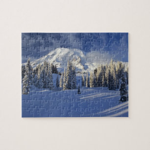 WA, Mt. Rainier NP, Mt. Rainier und Paradise Puzzle
