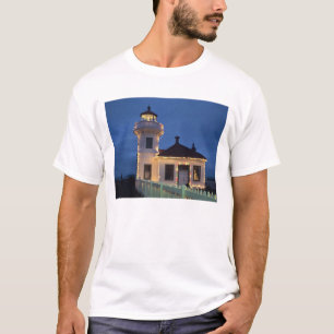 WA, Mukilteo, Mukilteo-Leuchtturm, errichtet T-Shirt