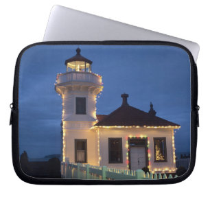 WA, Mukilteo, Mukilteo Lighthouse gegründet Laptopschutzhülle