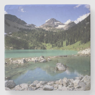 WA, Okanogan NF, Lewis Lake und Black Peak Steinuntersetzer