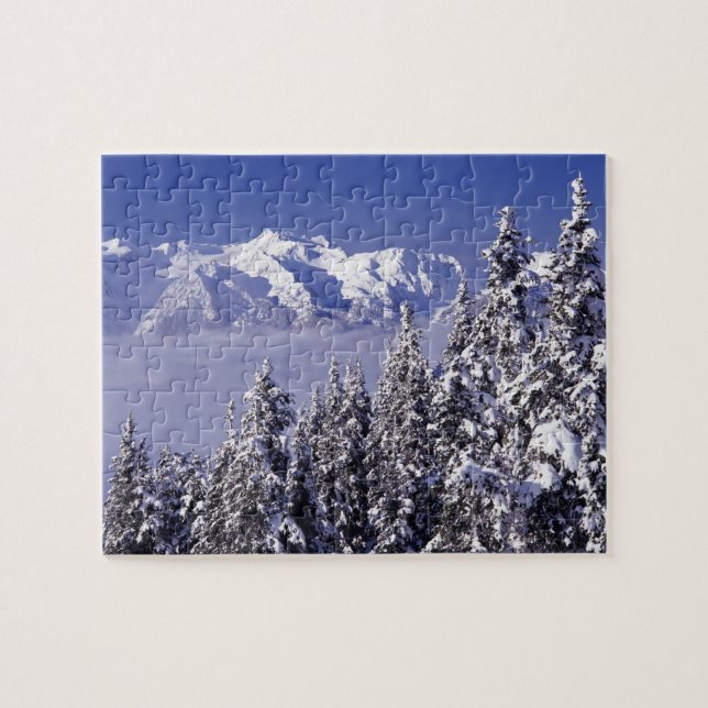 WA, Olympic NP, Olympic Mountain Range, Sicht Puzzle (Horizontal)