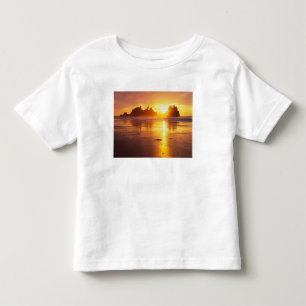 WA, Olympic NP, Shi Shi Beach bei Sonnenuntergang, Kleinkind T-shirt
