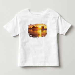 WA, Olympic NP, Shi Shi Strand bei Sonnenuntergang Kleinkind T-shirt