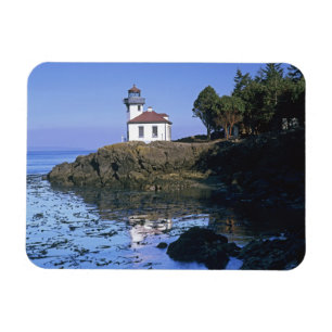 WA, San Juan Island, Lime Kiln Leuchtturm Magnet