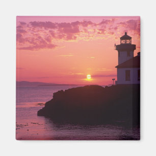 WA, San Juan Island, Limon Kiln Lighthouse, 1919, Magnet