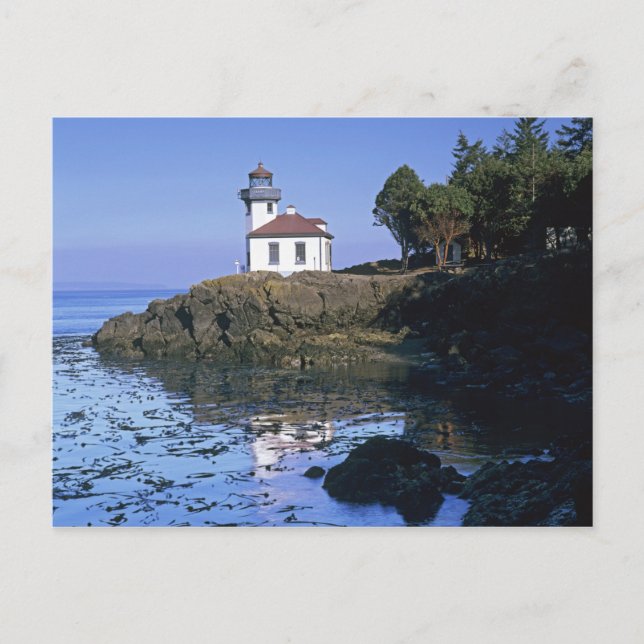 WA, San Juan Island, Limoner Kiln Leuchtturm Postkarte (Vorderseite)