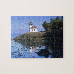 WA, San Juan Island, Limoner Leuchtturm von Kiln Puzzle