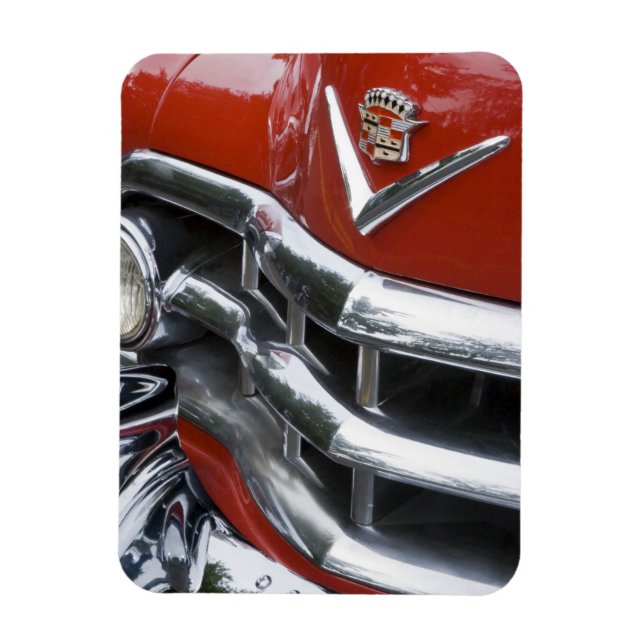 WA, Seattle, ein klassisches amerikanisches Auto.  Magnet (Vertikal)