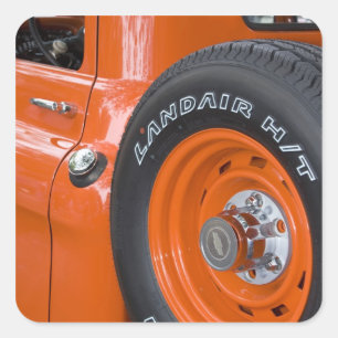 WA, Seattle, klassische Aufnahme Quadratischer Aufkleber