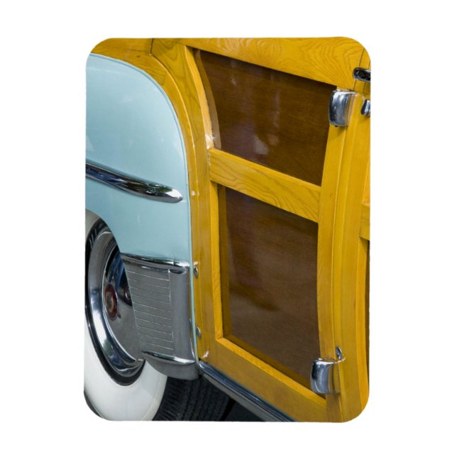 WA, Seattle, klassisches amerikanisches Auto. 2 Magnet (Vertikal)