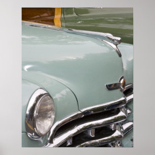 WA, Seattle, klassisches amerikanisches Auto. 3 Poster