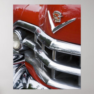 WA, Seattle, klassisches amerikanisches Automobil. Poster