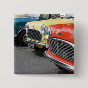 WA, Seattle, klassisches britisches Automobil. Button