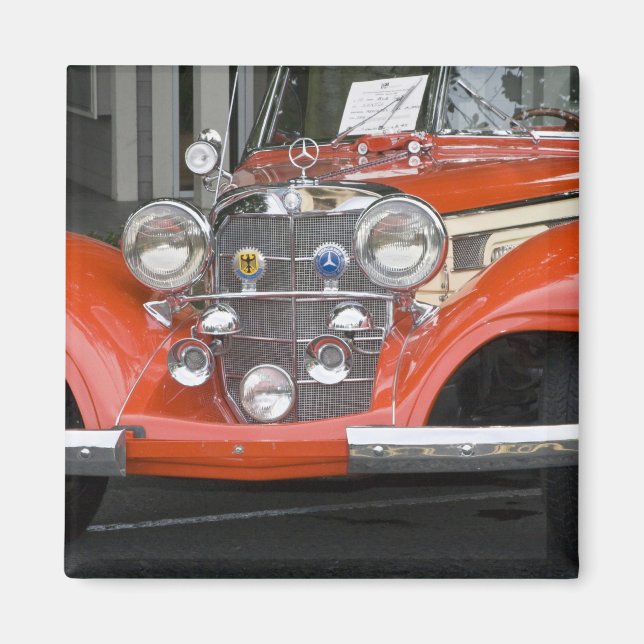 WA, Seattle, klassisches deutsches Auto. 2 Magnet (Vorne)