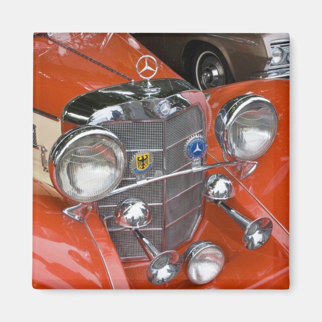 WA, Seattle, klassisches deutsches Auto. Magnet (Vorne)