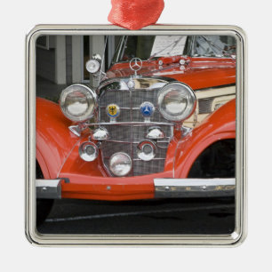 WA, Seattle, klassisches deutsches Automobil. 2 Ornament Aus Metall