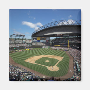 WA, Seattle, Safeco Field, Mariners Baseball Magnet
