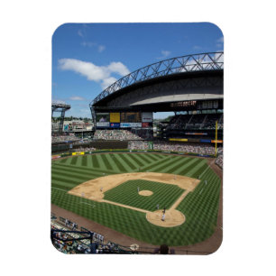 WA, Seattle, Safeco Field, Mariners Baseball Magnet