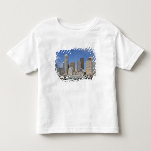 WA, Seattle, Seattle Skyline mit Fähre Kleinkind T-shirt