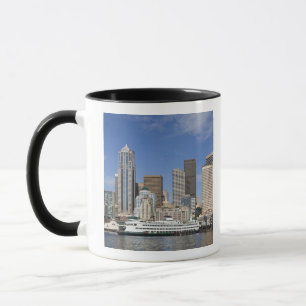 WA, Seattle, Seattle Skyline mit Fähre Tasse