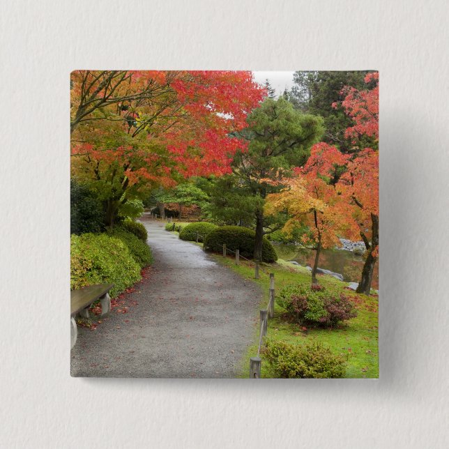 WA, Seattle, Washington Park Arboretum, 2 Button (Vorderseite)