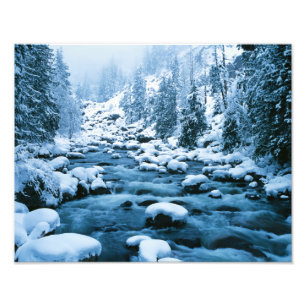 WA, Watchee National Forest, Kaskade Fotodruck
