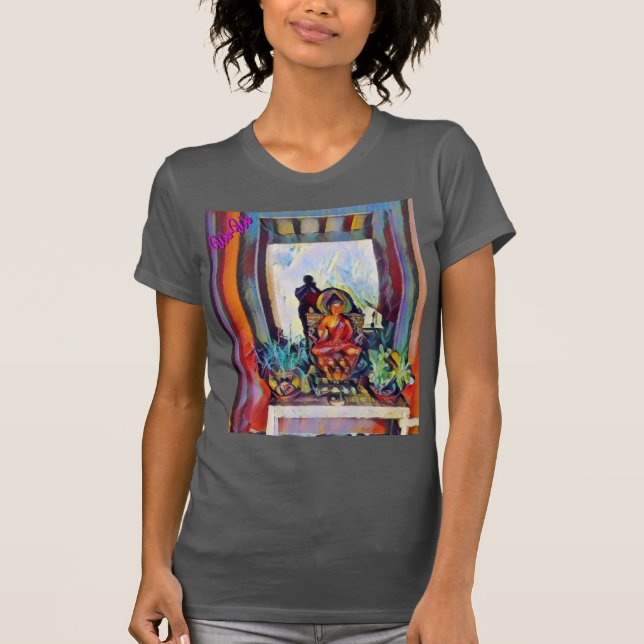 Wa-Wo Wave NFT Art - A BUDDHA & A MEZUZAH 11 T-Shirt (Vorderseite)