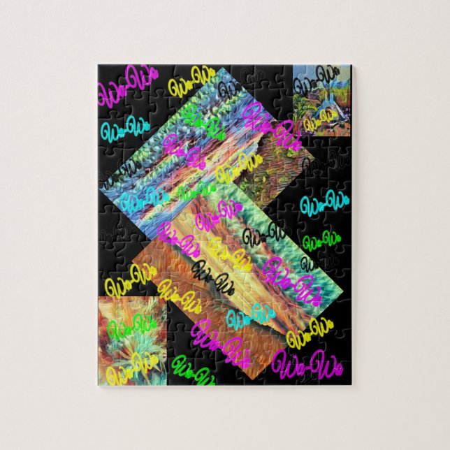 Wa-Wo Wave NFT Art Collection CLOUDY CLOUDS 23/30 Puzzle (Vertikal)