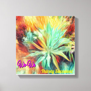 Wa-Wo Wave NFT Art Collection DRITTSTE ERFOLGREICH Leinwanddruck