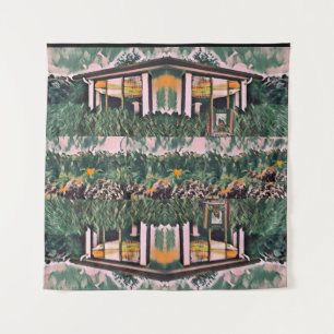 Wa-Wo Wave NFT Art - REFLEKTIONEN ÜBER MEIN FENSTE Wandteppich