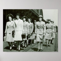 WAAF-Rekruten - Marching 1942