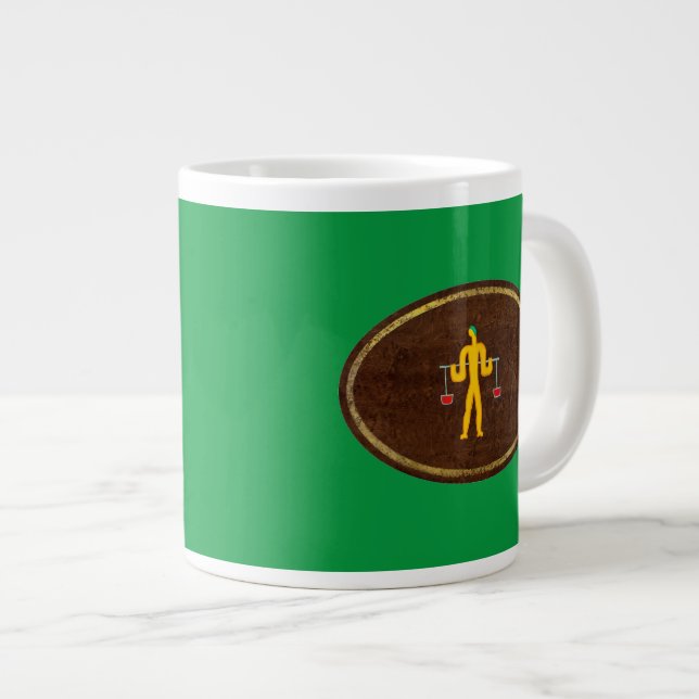 Waage 2008 Jumbo-Tasse (Vorderseite Rechts)
