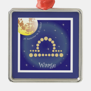 Waage 24. September bis 23. Oktober Silbernes Ornament