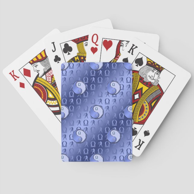 Waage das Gleichgewicht Spielkarten (Rückseite)